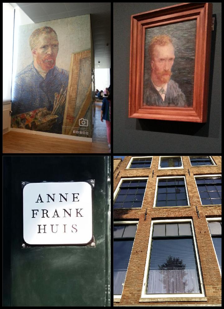 Memories of Amsterdam #VanGogh Museum & house of #AnneFrank #TheDiaryOfAnneFrank