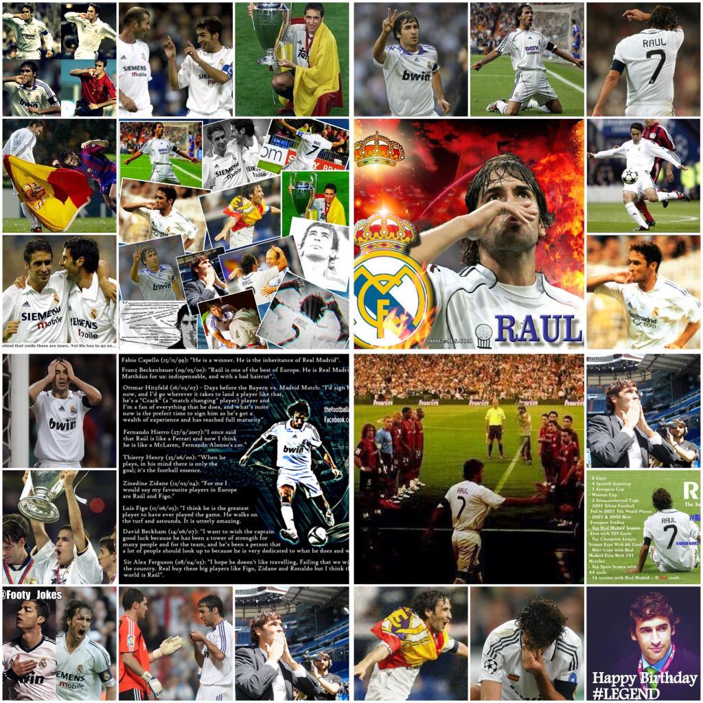 Happy birthday to the one and only Raúl González     