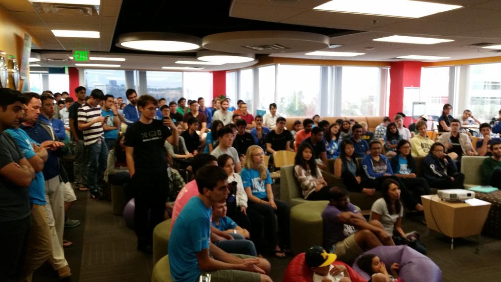 geoffstead's tweet image. Prize giving time at #hackmobile - awesome apps and ideas from @Qualcomm interns