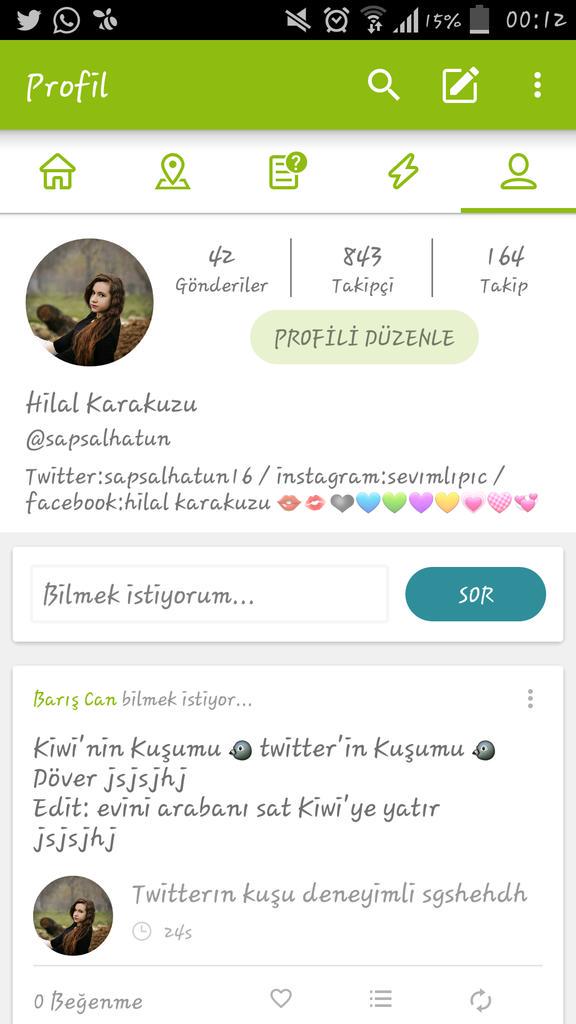 sapsalhatun16's tweet photo. Çok sacmasin ama seninle vakit geçiyor <3 http://t.co/HTA2gu6ypC
