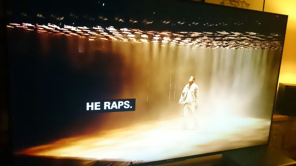 BBC subtitling department have had enough #glastonbury #Kanye