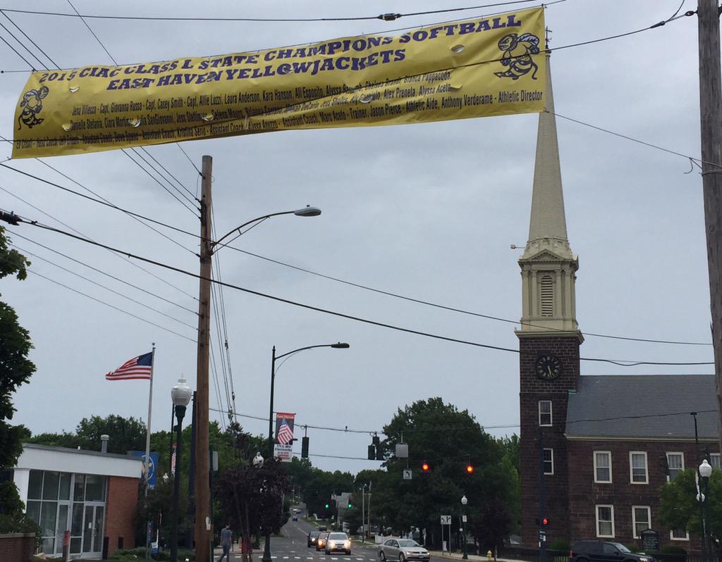Banner is up!!! 😊 <a href="/EastieSoftball/">East Haven Softball</a>