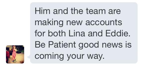 KalyieUpdates's tweet photo. UPDATE: Mama Kalyie replied to our DM about this Twitter Account situation! http://t.co/RKytRY7M6o