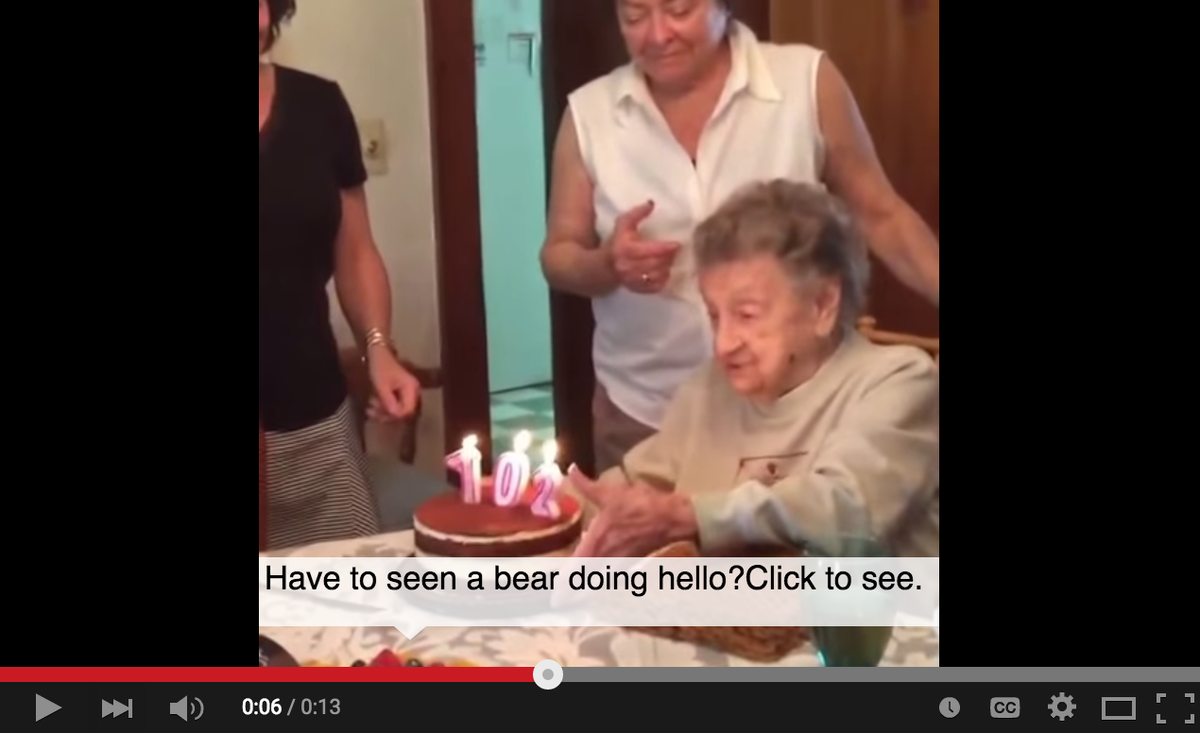 TheTrendGuys's tweet photo. Grandma Blows Out Her Teeth ... - http://t.co/5TFTFF5hJc #102yearsold #FunnyGrandma #FunnyVideo #LouiseBonito http://t.co/AxbIbF6BB2