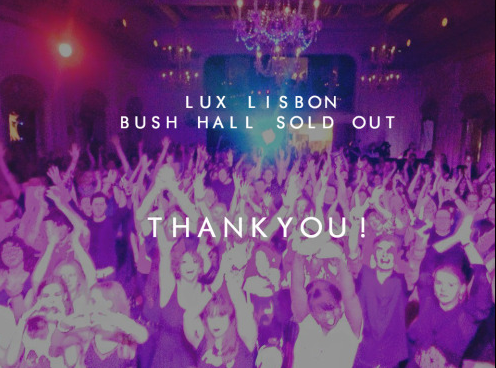 Its_Lux_'s tweet photo. Still buzzing from our SOLD OUT show at London Bush Hall on 12th June, thank so much for coming!! http://t.co/VCmKxq36Ol