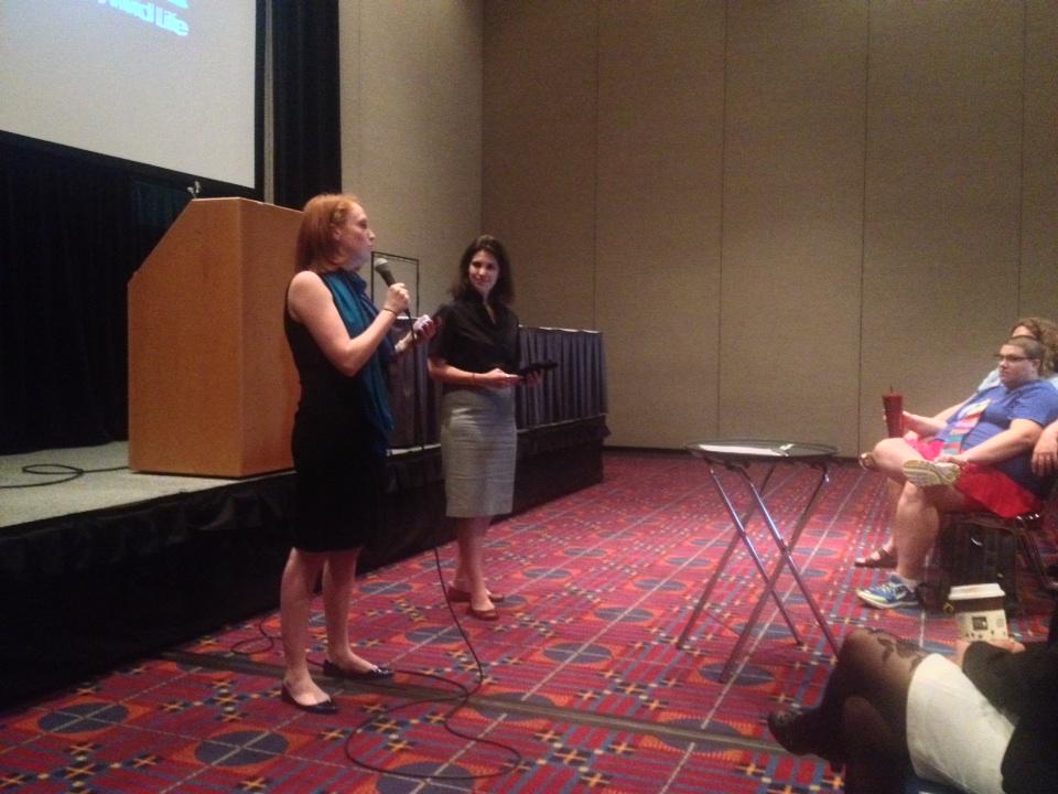 KennySWiley's tweet photo. Rev. Molly Housh Gordon and Rev. Catie Scudera giving wonderful #GAtalks at #UUYAGA http://t.co/4yVyrfVLoa
