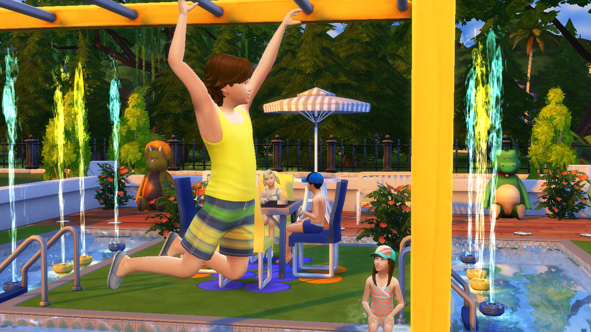 LadyMartitaP's tweet photo. #SimSummer #VerãoSimBR @TheSims 4 ... #Simkids Momentos de Pura Diversão :D http://t.co/9CZjdggNEo