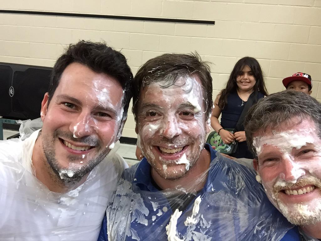 jdbutler13's tweet photo. Sometimes even Ts get "Pie In the Face" #playdayfun #lastweek #mrbutlersclass http://t.co/0Xm7s4xpQ7