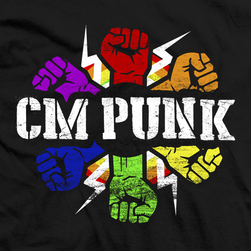 OneHourTees's tweet photo. Show PRIDE for equality w/ a new @CMPunk tee http://t.co/Zj5FIFLhFB. Portion of profits go to http://t.co/D8leAE4y14! http://t.co/UcbF4ShRtz