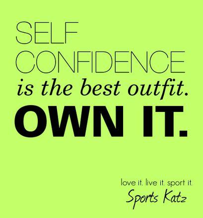 esjashriver's tweet photo. Self confidence is key. http://t.co/eulyq7wwxA
