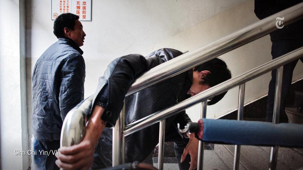 nytimesphoto's tweet photo. “I was a human being first and a photographer second.” Photographing a dying man in China http://t.co/Vfj9lS3g4D http://t.co/Oq6af6uQ6A