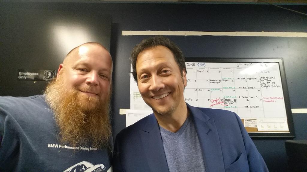 Very impressed with Rob Schneider. 2 days and 5 shows and this guy is still smiling. Very classy dude.