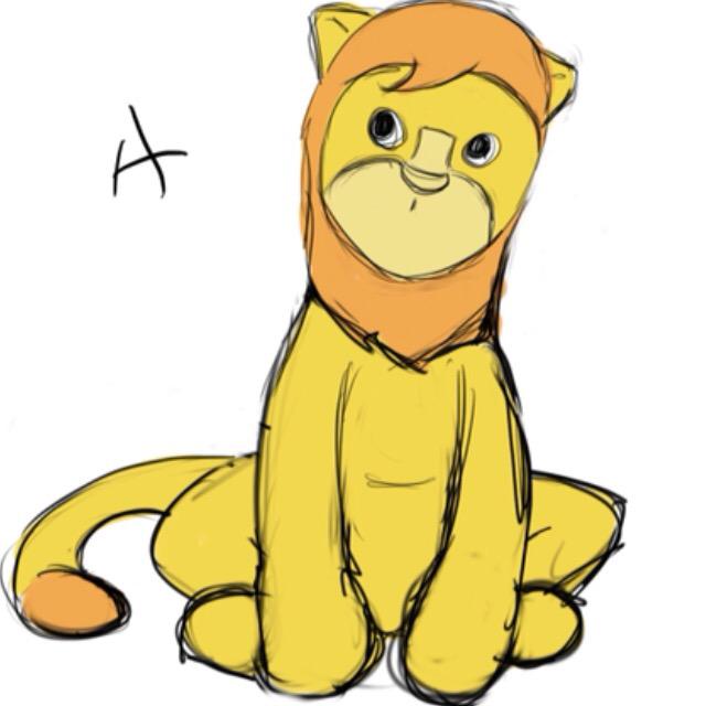 lickr's tweet image. Here's the another picture of me he drew :)