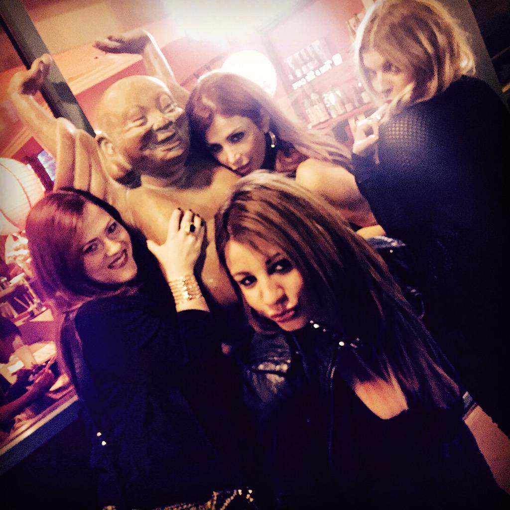 JennMelby's tweet photo. #BehavingBadly w/ #Buddha. Hey…#HeStartedIt!🍣🎎😯#happybirthdaytome #nodisrespect #yokoyokosushi http://t.co/v5fcSjChhd http://t.co/EFSfaJfzjl