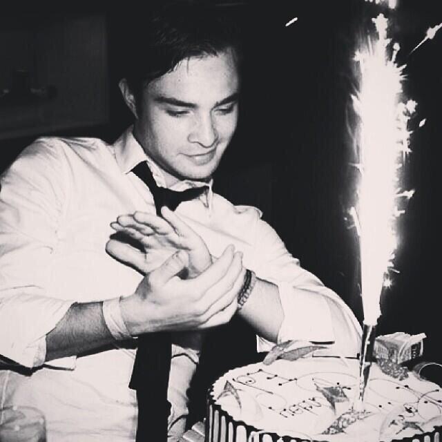 Happy 28th birthday ed westwick aka chuck bass 
