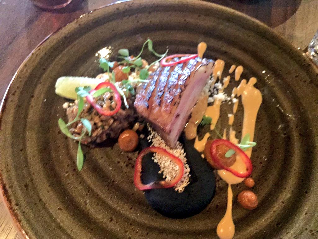 DeRushaEats's tweet photo. Dinner @BrewersTable at Surly was among the best we've had this year. Huge flavor, great technique, fun vibe. http://t.co/GuoDMgjVHR