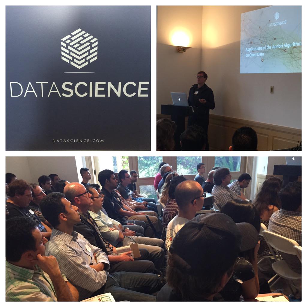 ianrswanson's tweet image. Great job @DataSkeptic speaking at Big Data Day LA - apriori algorithm! #bigdatadayla #datascience #apriorialgorithm