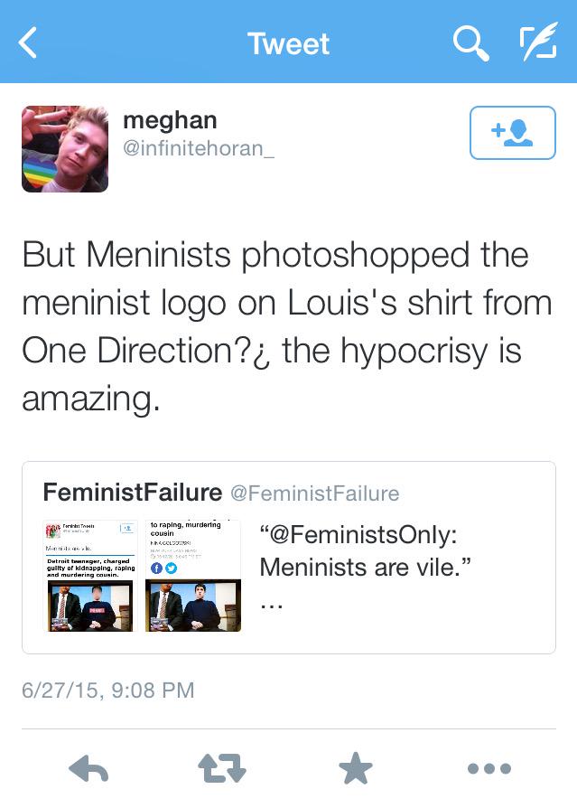 FeministFailure's tweet photo. Is this feminist seriously comparing an obvious joke to exploiting the tragedy of a rape &amp; murder..?

@infinitehoran_ http://t.co/8u9K8hCjNC