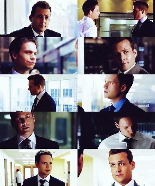 bounds4823's tweet photo. The many faces and situations of #HarveySpecter and #MikeRoss... #Bromance #Suits #suitsweek http://t.co/wjX1S41phW