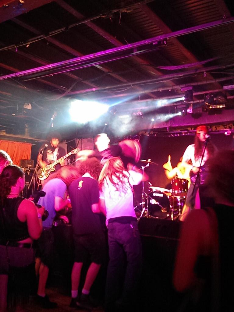 markermagazine's tweet photo. Get your asses down to our showcase at @DickensYYC NOW!! Kicking things of w/ Brass. #sledisland @sledisland http://t.co/IAeE0pnKei
