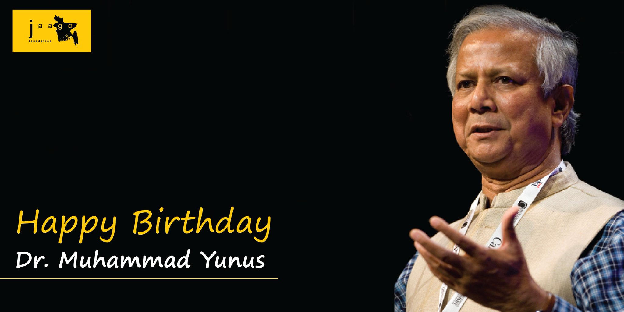 Happy Birthday Dr. Muhammad Yunus! 