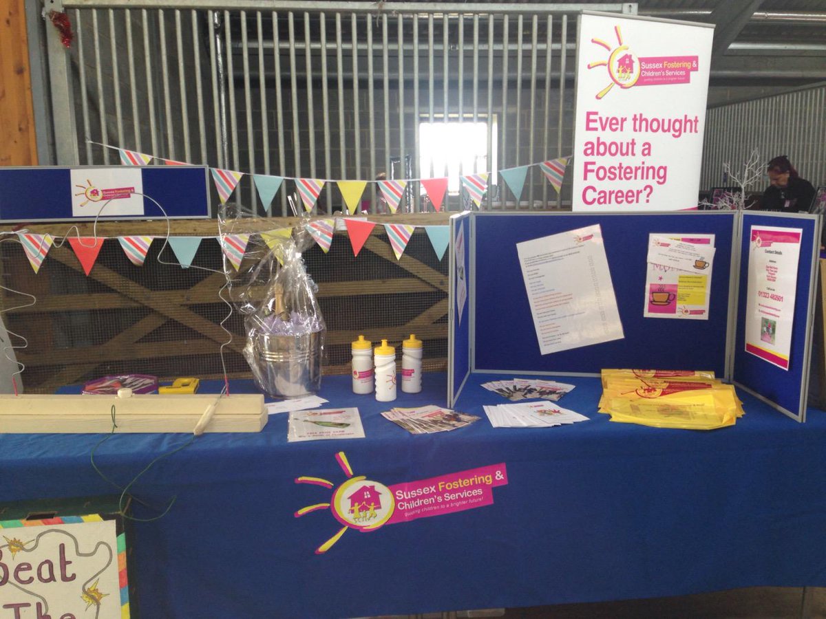 Sussex Fostering at <a href="/raystede/">Raystede</a> for their #summer fair. Come &amp; chat to us about #fostering in #Sussex!