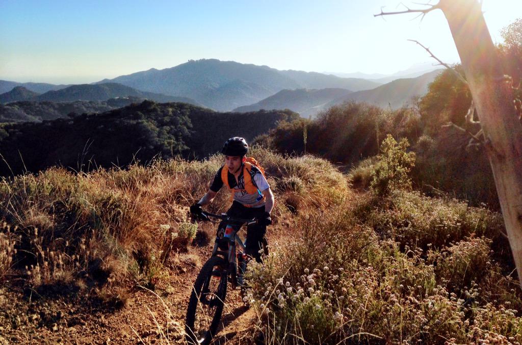 kylejchin's tweet photo. Old photo from the Backbone Trail (Corral to Latigo) with #whoisadamcolton a few weeks ago. http://t.co/oJS4f2BfSZ