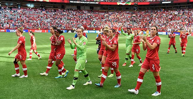 CanadaSoccerEN's tweet photo. #canWNT show heart and fight as they bow out of WWC http://t.co/zh0X6Zv47f http://t.co/d9XcgGNta3