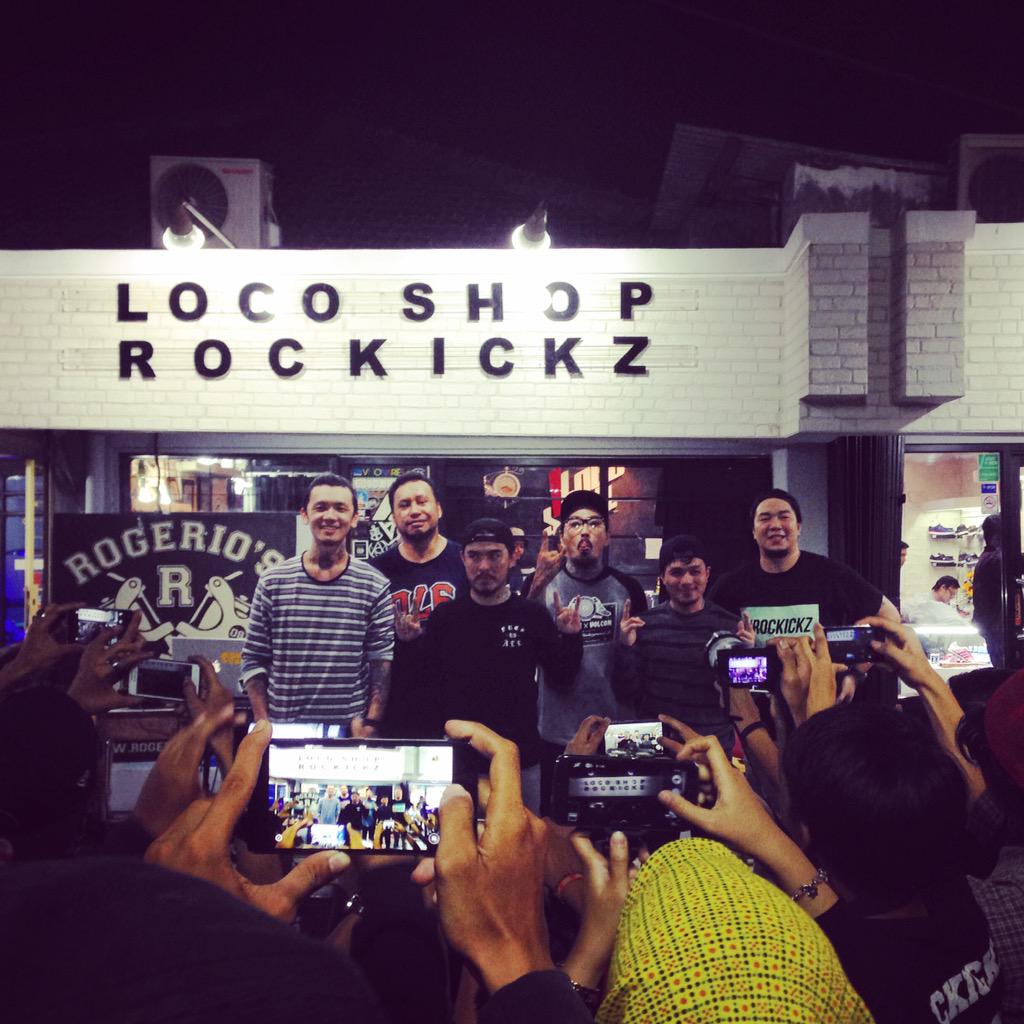 congrats!! <a href="/rockickz/">Rockickz</a> thankyoi @saintlocoband and FOL adek senang!!! haaha 👍 #SaintLoco #FOL