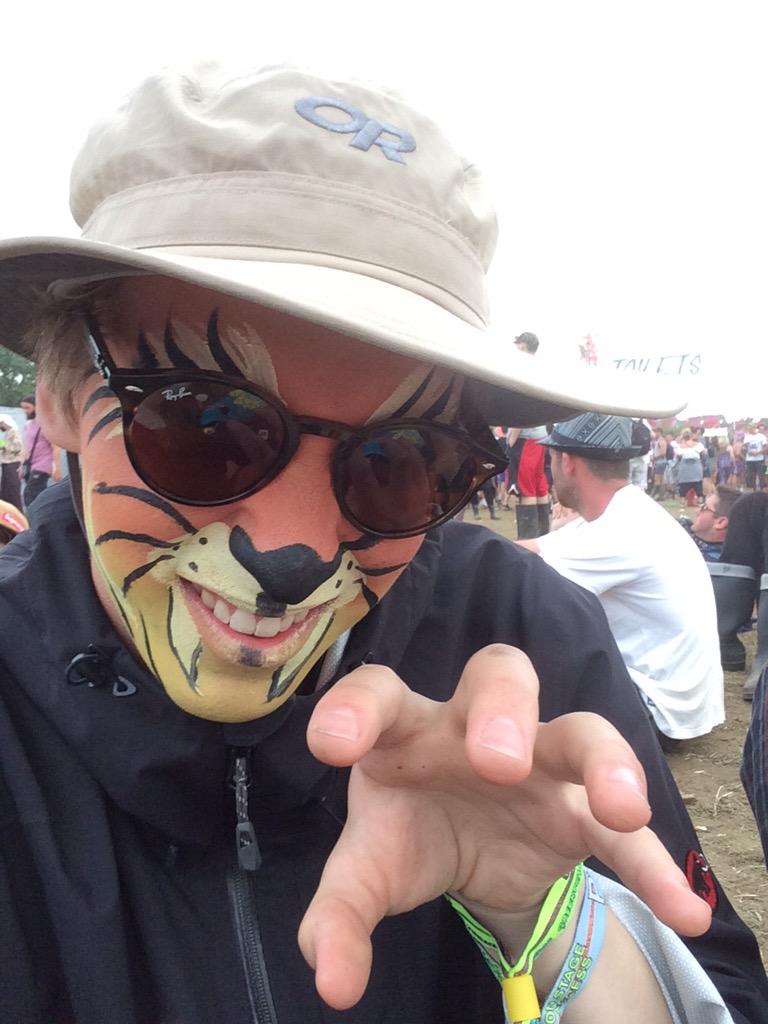 My Glastonbury disguise was unstoppable 🐯