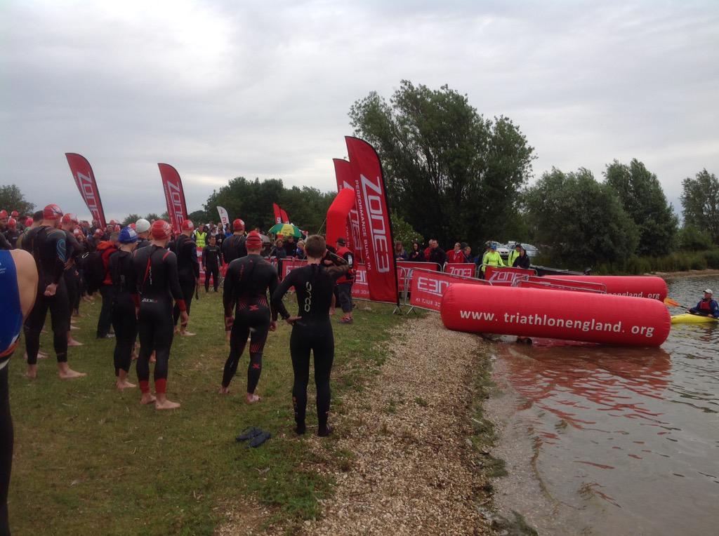 TriEngland's tweet image. Race briefing ahead of start of the National Middle Distance Champs @Nicetri_Events Grafman... not long to go now!