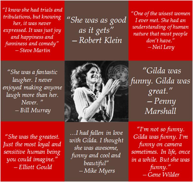  : GildasClubSFL: Happy birthday,Gilda Radner! Her effect continues on through the work of Gilda  