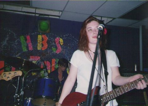 Tim_Sliwinski's tweet photo. Rachel Goswell (Slowdive) @ the Hollywood Auditorium, 1993 

By Jason Markin http://t.co/mBB1V5H6zt