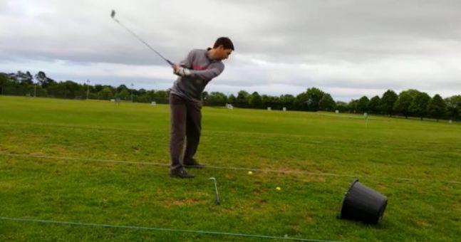Video: Dublin lad pulls off one of the biggest driving range fails you'll ever see #FAIL bit.ly/1CCh6Ff