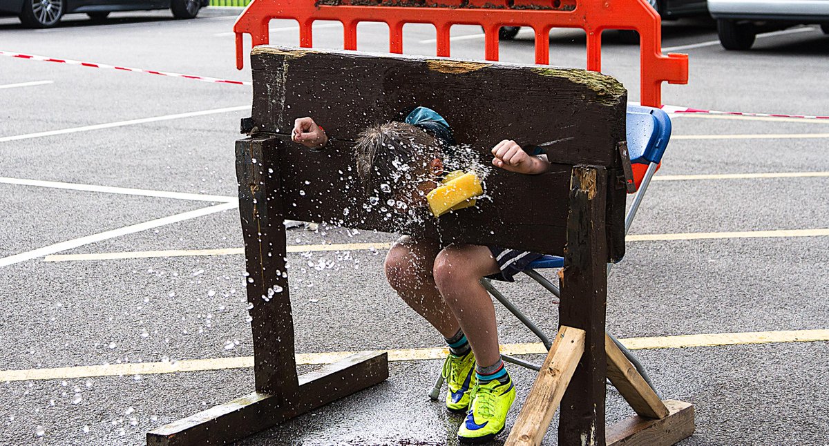 Scout leaders get their revenge on cheeky scouts!