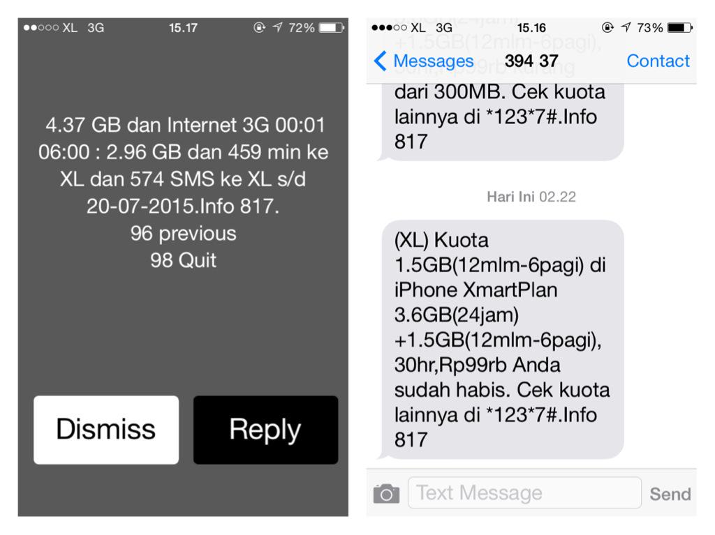 windanggraini's tweet photo. ini kenapa punya saya d blg udh habis ya, padahal masih banyak kuotanya, sampe pulsa saya tersedot habisss, @XLCare http://t.co/ifkOL8R4gv