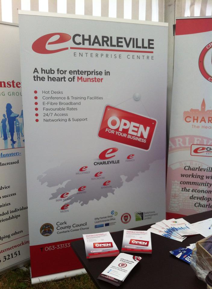 We are @ShowCharleville today we are in tent T10, come and have a chat with <a href="/eCharleville/">e-Charleville Enterprise Centre</a>  #charlevilleirl