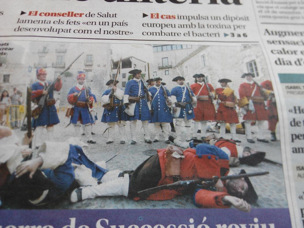 RegBarcelona's tweet photo. Portada d'El Punt Avui+ sobre les segones Jornades del #gironaresisteix d'ahir 27 de Juny. Honor i gloria http://t.co/irVWGxwPhH