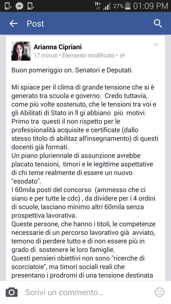 AriannaCipriani's tweet photo. @DanMichienzi #AbilitatiTfa http://t.co/ig2Gj7iGgy
