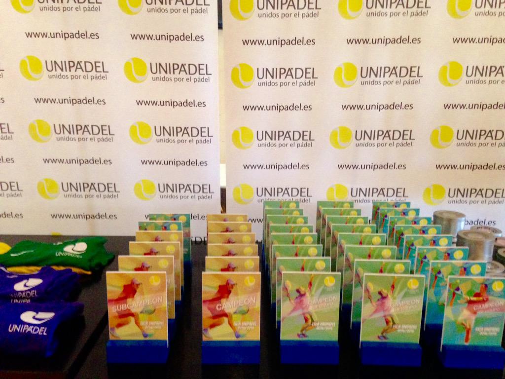 Unipadel's tweet photo. Vamos a comenzar con la entrega de premios en Santander. Todo preparado!!! http://t.co/zAmMgV8K96