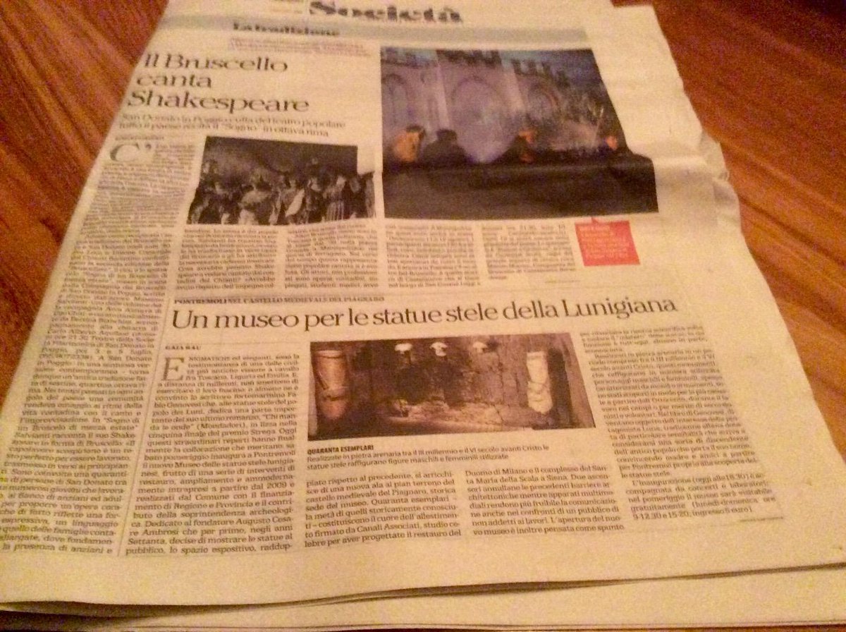 MuseoStele's tweet photo. ieri il #museo delle #statuestele su @rep_firenze
@CPontremoli http://t.co/VAvwrmpkgq