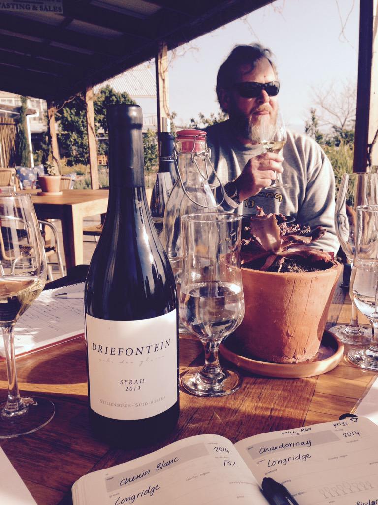 liezesa's tweet photo. Gem in the Helderberg, loved Saturday's tasting at Longridge Wines with Jasper Raats #wine http://t.co/Q3Tf2OW3Yn