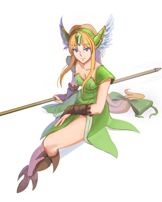 Today's character is the amazon princess Lise from #SeikenDensetsu3! 