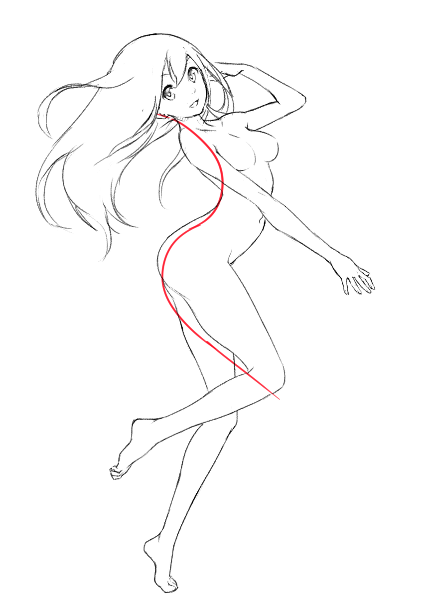 ট ইট র いちあっぷ By Mugenup クリエイティブ制作会社 魅力的なポーズを描く講座 S字を意識すると躍動感でた O T Co Yt9uphj60a Http T Co Ajpy8bfeur