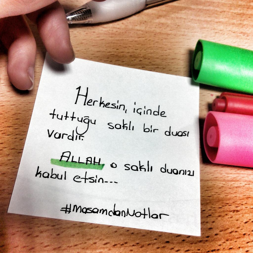 masamdannotlar's tweet image. Amin.