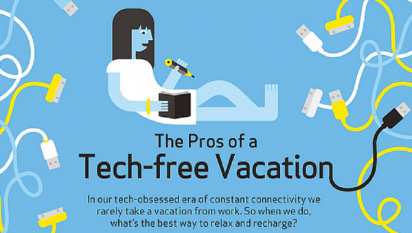 GuyKawasaki's tweet photo. The pros of a tech-free vacation [infographic] http://t.co/L4yX74so9p http://t.co/RBldKvDEbS