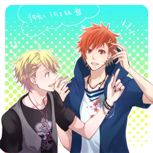 "I styled Otoya's hair like mine"