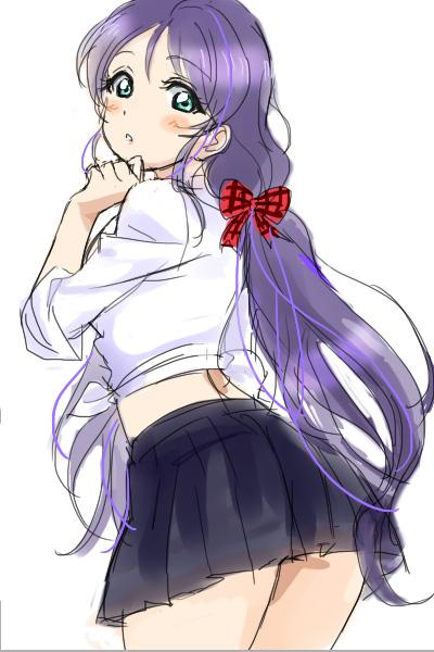 東條希 「ひっさびさにデジタルで絵描いた 」|田村里美のイラスト