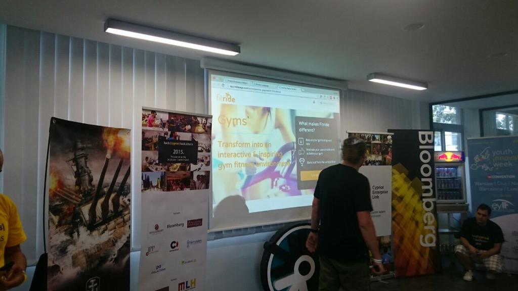hackcyprus's tweet photo. FitRide going for the second win? #getready #awesomeideas #hackathon15 #projectcel http://t.co/lRSCF8Tvpa