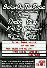 SOTR (Biar Kaya Orang-Orang) - 3 JULI 2015! Htm: 25K . W/ <a href="/DMTH_cloth/">IG : DMTH.co</a> <a href="/CBAF_Crew/">CBAF FAMILY</a> <a href="/Kafsulfamz/">KafsulFams</a> <a href="/willhouse/">Martha Martinez</a> .